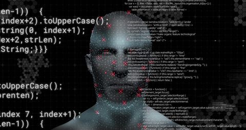 futuristic digital human with data processing concept - Download Free Stock Images Pikwizard.com