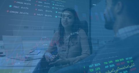 Business Professionals Analyzing Stock Market Trends and Data - Download Free Stock Images Pikwizard.com