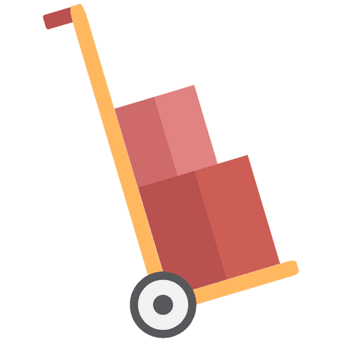transparent background trolley cart with boxes icon illustration - Download Free Stock Videos Pikwizard.com