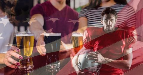 American Football Spirit and Friendship Celebration