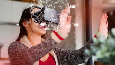 Immersive Virtual Reality Experience with Global Network Animation