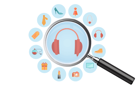 transparent magnifying glass with media icons signifying social connectivity - Download Free Stock Videos Pikwizard.com