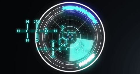 Futuristic Scientific Data Analysis Interface - Download Free Stock Images Pikwizard.com