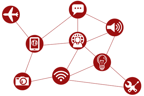 Transparent Digital Network with Media and Technology Icons - Download Free Stock Videos Pikwizard.com