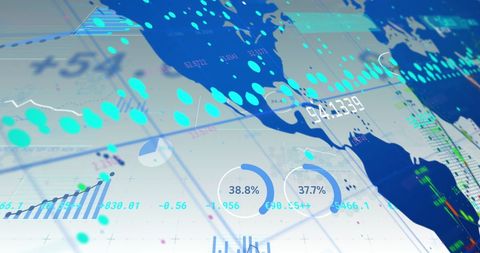 Innovative Financial Data_analysis Keeping Track of Global Transactions - Download Free Stock Images Pikwizard.com