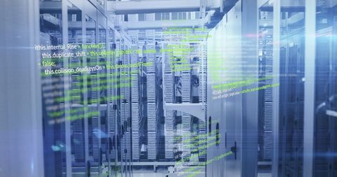 Digital Programming Layers in High-Tech Data Center Facility - Download Free Stock Images Pikwizard.com
