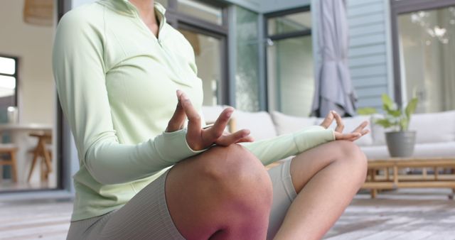 Person Meditating Outdoors in Relaxing Environment - Download Free Stock Images Pikwizard.com