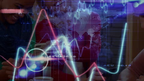 Data Overlay on Global Connectivity Concept