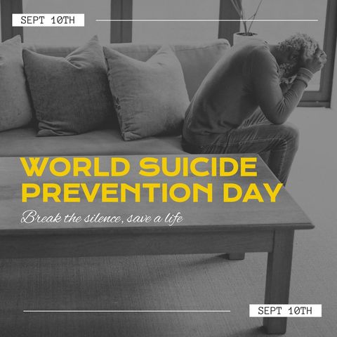 raising awareness for world suicide prevention day - Download Free Stock Templates Pikwizard.com