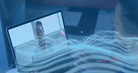 Innovative Virtual Team Meeting with Digital Interface