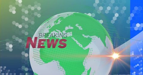 Breaking News Global Broadcast Background Design - Download Free Stock Images Pikwizard.com