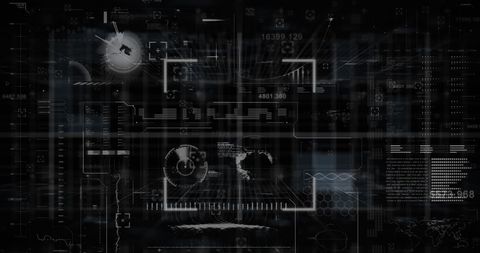 Futuristic Digital Interface with Data and Tech Elements - Download Free Stock Images Pikwizard.com