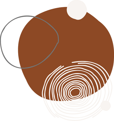 abstract brown modern art with white rings on transparent background - Download Free Stock Videos Pikwizard.com