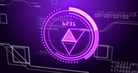 Digital Security Interface with Holographic Scan - Download Free Stock Images Pikwizard.com