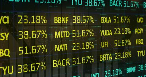 Stock Market Data Displayed on Digital Display Board - Download Free Stock Images Pikwizard.com