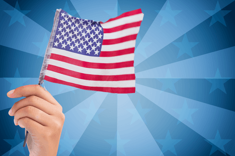 us flag handheld transparent image representing patriotism - Download Free Stock Videos Pikwizard.com