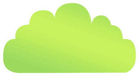 green gradient cloud icon with transparent background - Download Free Stock Videos Pikwizard.com