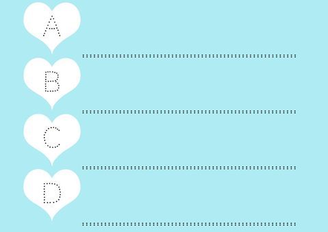 Heart-Shaped Bullet Points on Blue Evoking Love and Organization - Download Free Stock Templates Pikwizard.com