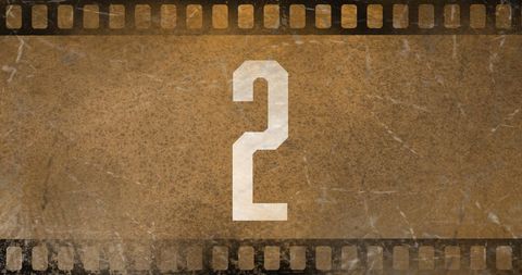 Vintage Film Strip Number Two Retro Style - Download Free Stock Images Pikwizard.com
