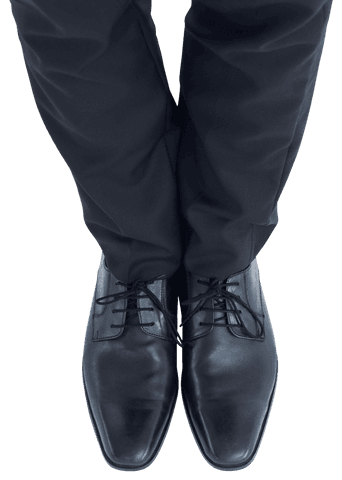 businessman's feet in black brogues on transparent background - Download Free Stock Videos Pikwizard.com