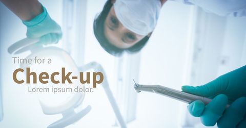 Patient's View in Dental Clinic Highlighting Regular Check-Ups - Download Free Stock Templates Pikwizard.com