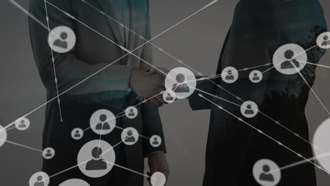 Business Networking with Digital Connections Overlay