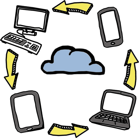 transparent digital cloud computing network concept illustration - Download Free Stock Videos Pikwizard.com