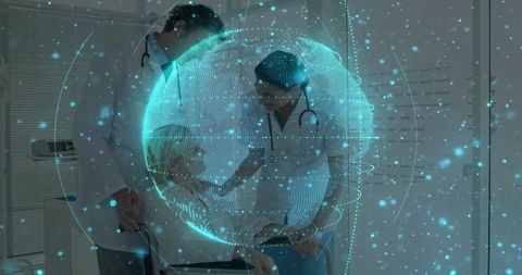 Innovative Medical Technology Hologram Interactive Healthcare Consultation