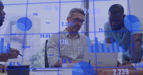 Diverse Team Analyzing Business Data Visualization Concepts - Download Free Stock Images Pikwizard.com