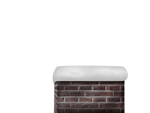 brick chimney with snow on transparent background for winter design - Download Free Stock Videos Pikwizard.com