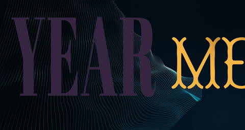 Festive Animation with Merry Christmas and New Year Text