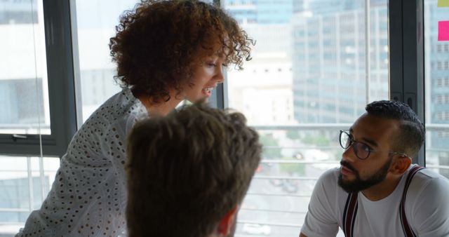 Group of Young Professionals Discussing Project in Modern Office - Download Free Stock Images Pikwizard.com