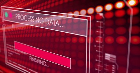 Data Processing Interface in Futuristic Tech Setting - Download Free Stock Images Pikwizard.com