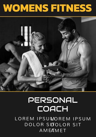 Dynamic Duo in Gym Inspiring Fitness and Training - Download Free Stock Templates Pikwizard.com