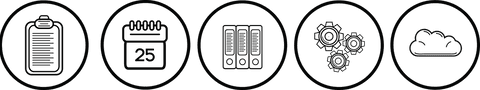 Transparent Icons Illustrating Communication and Organization Concepts - Download Free Stock Videos Pikwizard.com