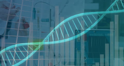 Conceptual Science Research with DNA Strand and Laboratory Background