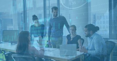 Diverse Team Analyzing Global Finance Data in Modern Office - Download Free Stock Images Pikwizard.com