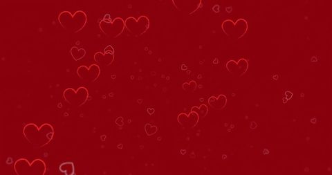 Red Hearts Floating on Red Background - Download Free Stock Images Pikwizard.com
