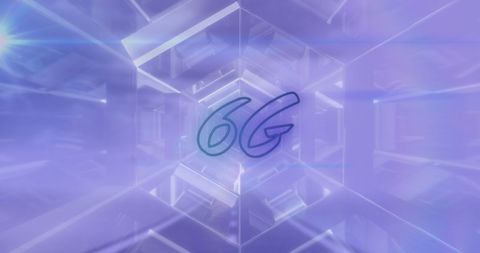 Futuristic Network Connectivity 6G Technology Concept