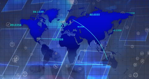 Global Technology Connections Network with Digital Overlay