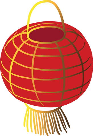 red chinese lantern vector on transparent background - Download Free Stock Videos Pikwizard.com