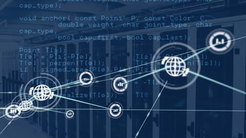Network Connections and Digital Interface in Data Center