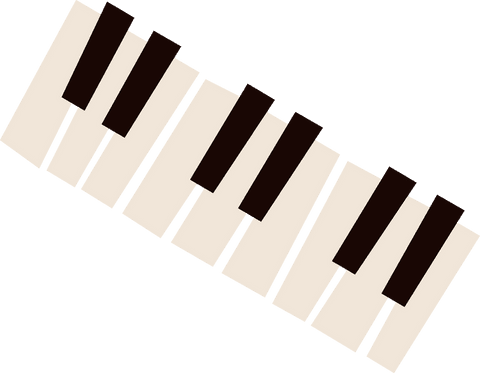 angled piano keys in transparent background vector art - Download Free Stock Videos Pikwizard.com