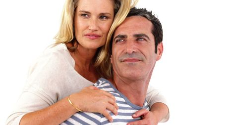 Couple Sharing Romantic Moment with Playful Piggyback Ride