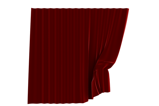 Close Up of Rich Red Stage Curtain with Dramatic Folds Transparent Background - Download Free Stock Videos Pikwizard.com