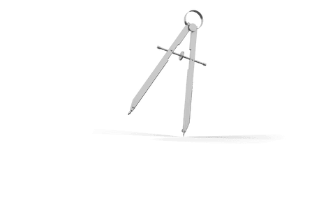 transparent 3d illustration of drawing compass for geometric design - Download Free Stock Videos Pikwizard.com
