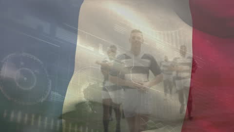 Mixed Reality with German Flag and Face Mask Topic