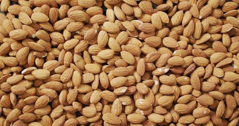 Healthy almonds for plant-based diet and nutritious eating