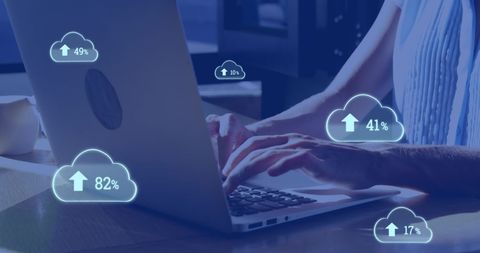 Digital Connectivity and Growth in Cloud Data Usage Concept - Download Free Stock Images Pikwizard.com