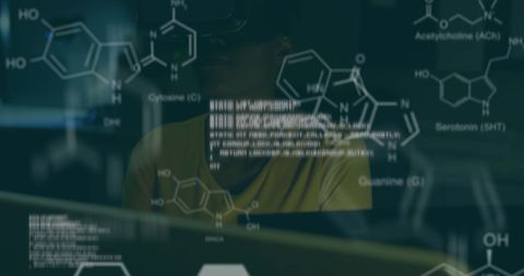 vr headset enhancing chemical data visualization - Download Free Stock Images Pikwizard.com